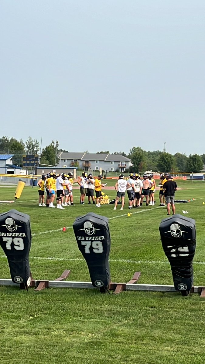 First day of practice.  Looking forward to a great year! Go Warriors!