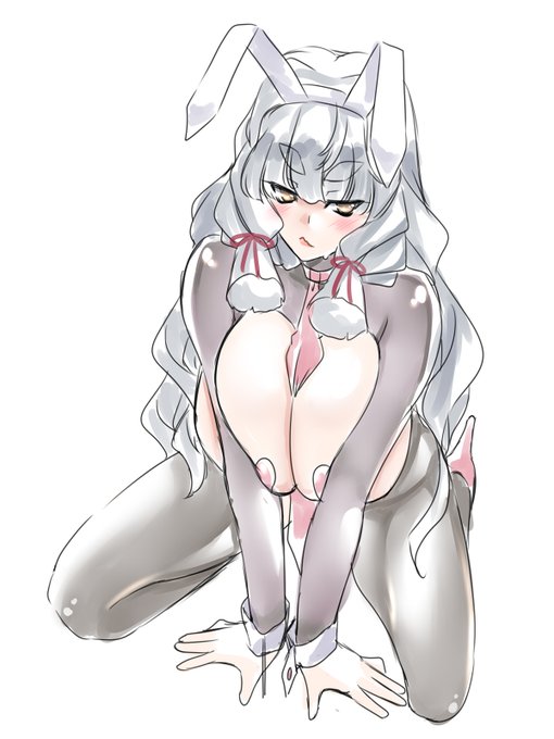 Д◎)  よる叢雲 「…なんで唐突に逆バニーガールなのよ…」(よくぼうのままに!!
#描いてみた #艦これ #叢雲さん #NSFW 