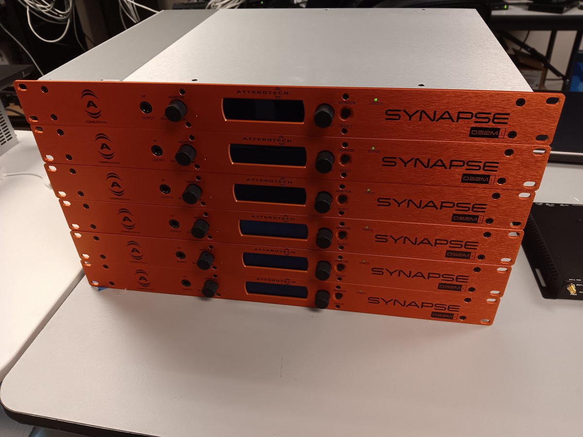 This is a fun one! Micah Dunning with <a href="/avisplinfo/">AVI-SPL</a> pre-configuring for Pacific Northwestern University in Yakima, WA. Ingesting 170-ish analog mics from students in an auditorium. <a href="/QSYS_AVC/">Q-SYS</a> <a href="/audinate/">Audinate</a> 

#gomicahgo #proav #livesound #higheredAV #avexperts #avoverip #AVoIP