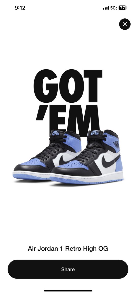 pacha_jordan's tweet photo. When you actually get lucky and get selected for a release but then you wait 2.5 weeks and the shoes still haven’t showed up just to find out they aren’t coming great job Nike 👌🏼 @Nike @nikestore https://t.co/2hwXV6JQuy