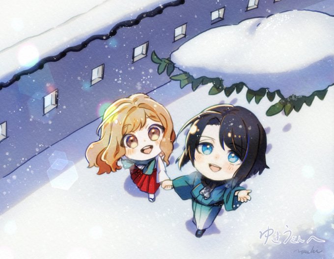 「skirt snowing」 illustration images(Latest)｜4pages