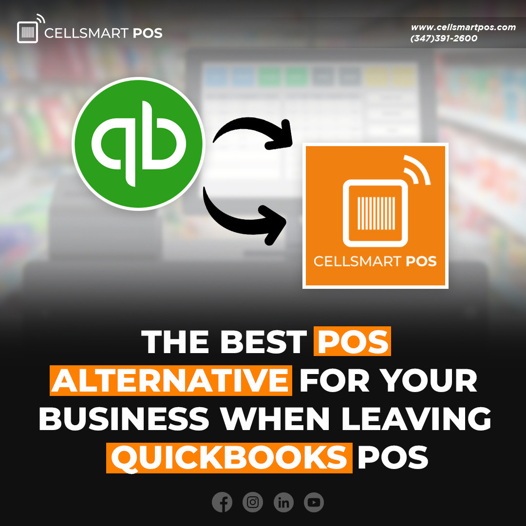 CellSmartPOS's tweet photo. QuickBooks Desktop Point-of-Sale 19.0 will be retired by October 3, 2023, according to a recent announcement from Intuit.

So, what is the next best POS option for the repair stores who are using QuickBooks POS?

Learn here:

https://t.co/Odbi7POUZh https://t.co/UHFsntV6XN
