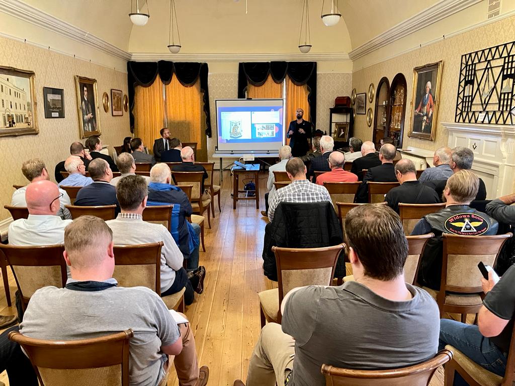 Yesterday, the Membership and Communications team held a Comms Academy in Somerset🏛️

Comms Academy sessions are bespoke presentations which allow Provinces to choose specific discussion topics that align with their unique requirements. 

<a href="/PGLSomerset/">Somerset Freemasons</a> 
#Freemasons