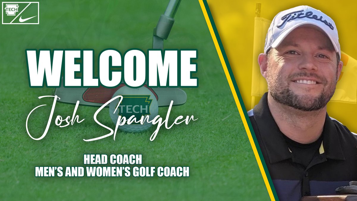 ATU_Athletics's tweet photo. NEWS | Josh Spangler to take helm of Tech men’s and women’s golf programs #FightOn

🔗 https://t.co/TPFvsKLA4Z https://t.co/yOUEUSOly3