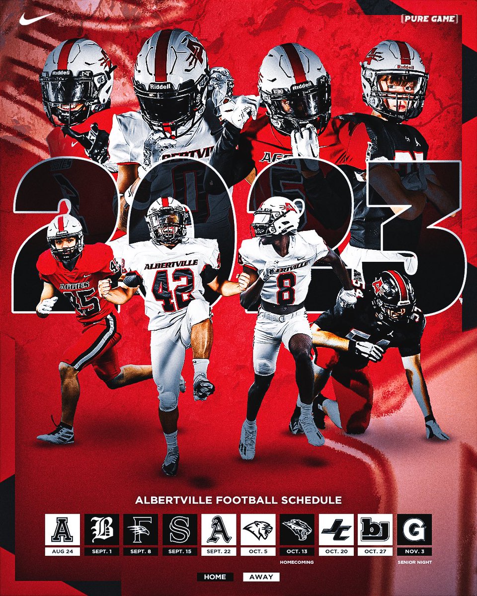 AlbertvilleFB's tweet photo. Only 24 days away! https://t.co/0mTFlR5Ijg