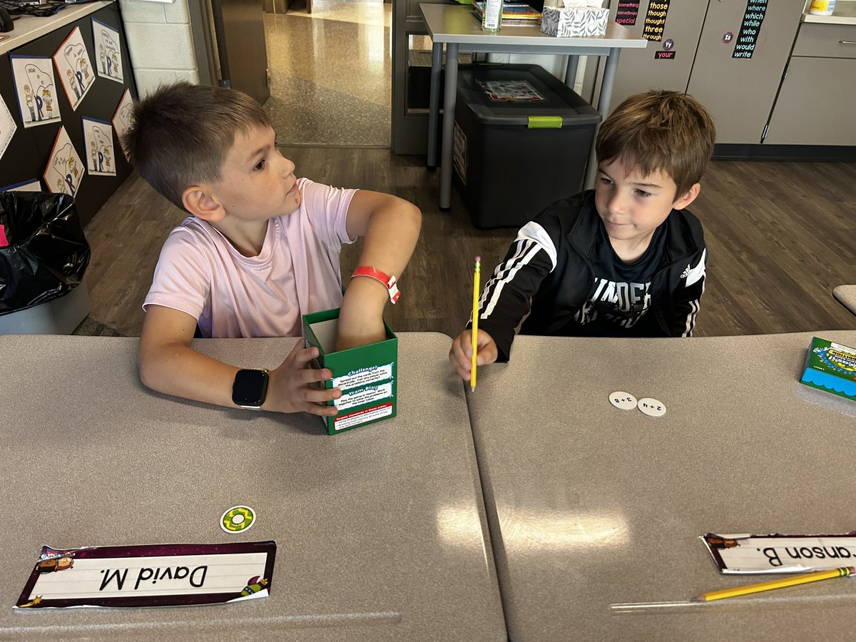 MrsStrain2's tweet photo. These 2nd grade mathematicians are enjoying math games @SLCSJumpStart https://t.co/ZJjRfKwb1w