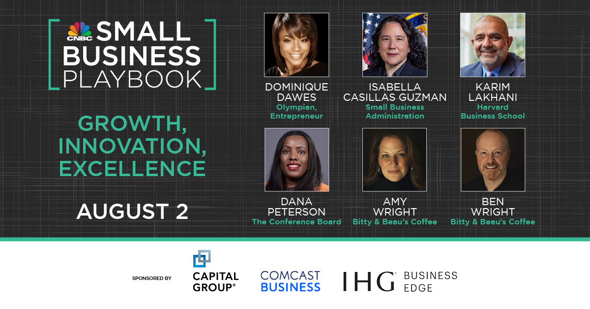 cnbcevents's tweet photo. TOMORROW ➡️ It's Small Business Playbook and our experts and entrepreneurs are ready to share how you can beat inflation, hire top talent and access capital for YOUR business. Event is free &amp; virtual! #CNBCSmallBiz

REGISTER: https://t.co/5TQsfHYhC6 https://t.co/CbUlFJ19v7