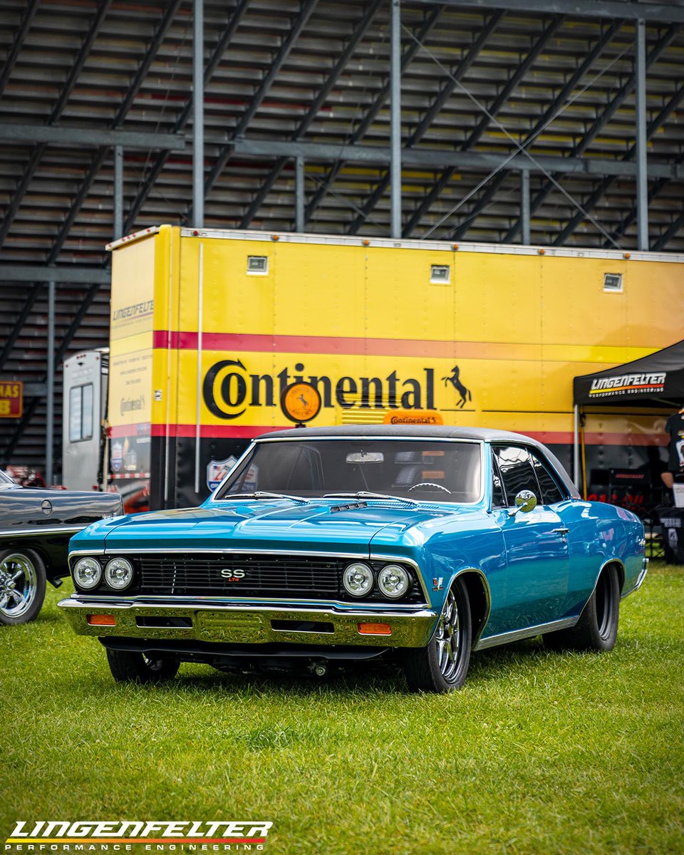 LingenfelterLPE's tweet image. This '66 #Chevelle SS #restomod might catch you off guard with its' #LT4 pushing a respectable 840HP &amp;amp; 780 ft•lbs of torque!

Featuring #Lingenfelter-ported cylinder heads &amp;amp; a #LPE GT31 #camshaft, this #protouring #Chevy pairs high-performance with neck-breaking timeless style🔥