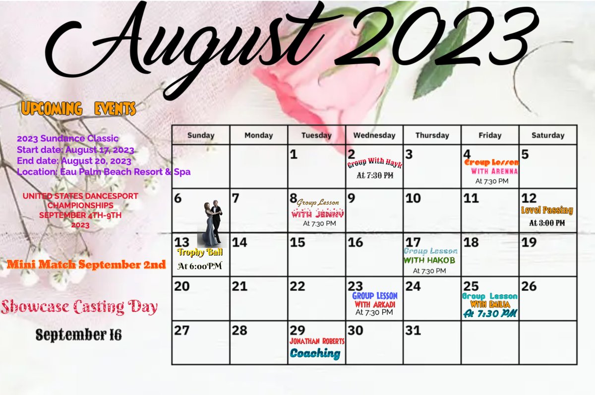 FadsWinterPark's tweet photo. Our August Calendar is here! https://t.co/AlViGMWPmh