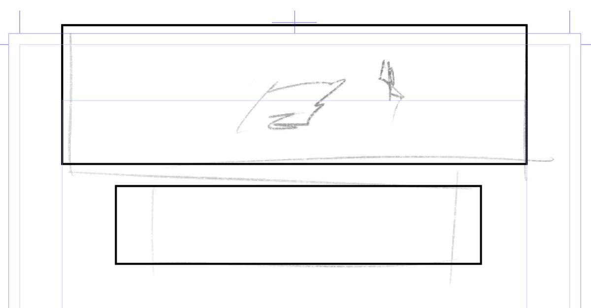 何が描いてあるのかさっぱりわからない下書きが出てきた(真顔) 
