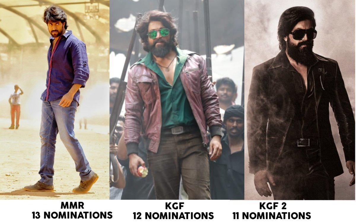 YashTrends's tweet photo. #KGF2 With 11 Nominations in @siima 2023 Tops the List 🔥 

#YashBOSS #Yash19 @TheNameIsYash https://t.co/Y3OPj5iD41