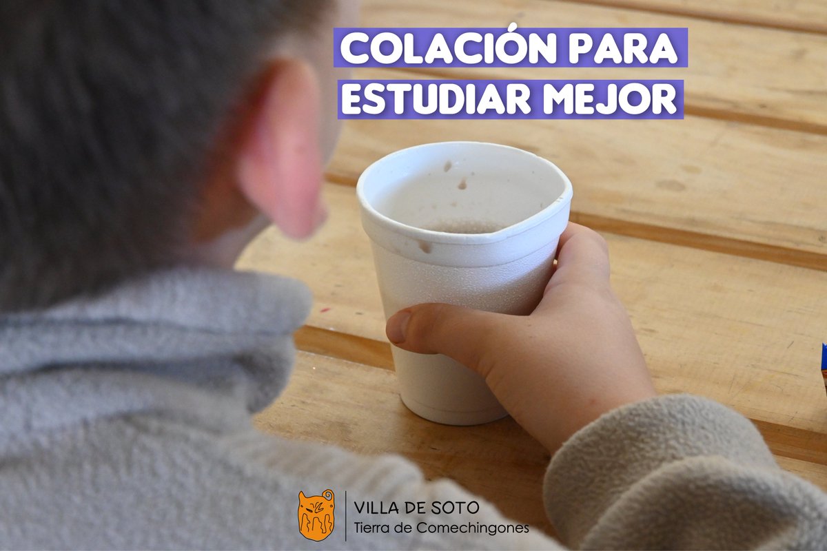 MuniSoto's tweet photo. #ProgramaConectados - Después de las vacaciones volvieron también los Apoyos Escolares 💡 A partir de ahora vamos a acompañar la jornada con leche chocolatada 🥛🍫y una colación 🍎 para todos los niños y niñas que concurren a seguir aprendiendo y estudiando 🥛👧🏻🧒🏽👦🏼 https://t.co/TN2v6zkpio