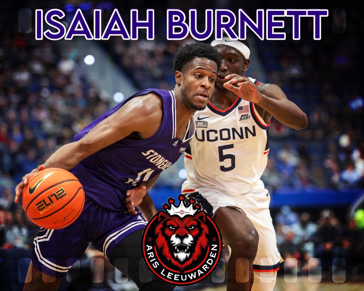 StonehillMBB's tweet photo. Congratulations to @iburnett22 on signing his first professional contract with Aris Leeuwarden of the Holland-DBL!

#GoHill https://t.co/LtCw3FYZFm