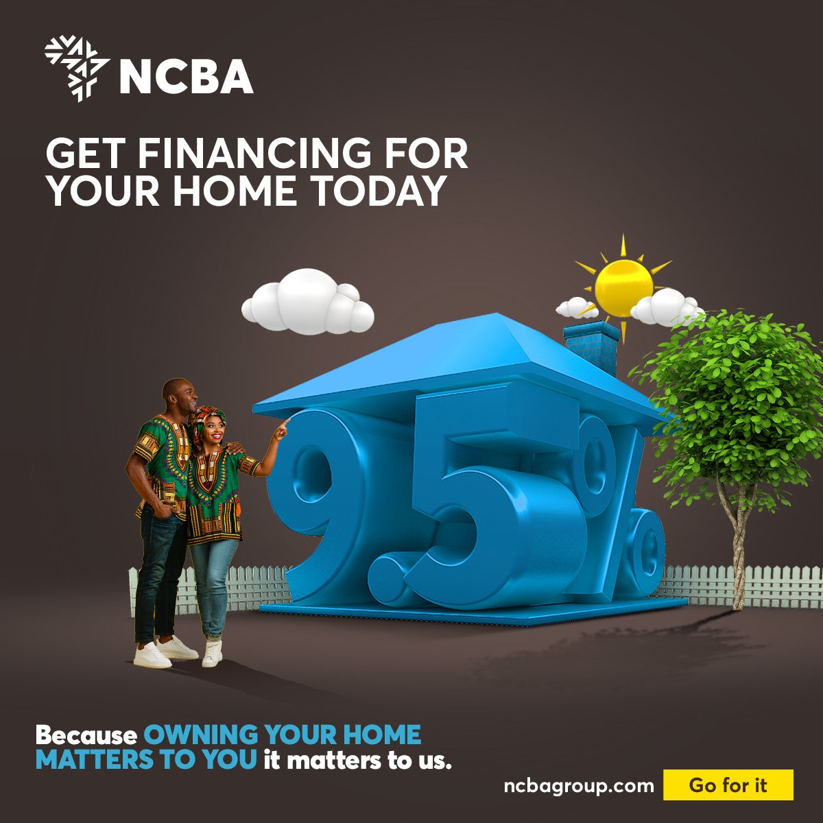 NCBABankKenya's tweet photo. Unlock your dream home with NCBA Home Loans! From mortgage financing to plot loans, construction loans, easy build options, and buy-and-build financing solutions, we have it all. #NCBAPropertyFinance #GoForIt