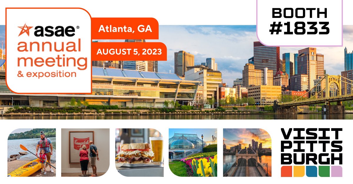 Exciting news! 🎉 We're thrilled to announce that we'll be attending the ASAE Annual Meeting & Exposition this August!  Come join us at booth #1833 on August 6-7 and discover the wonders of our city of multitudes! 🏙️ See you there! #ASAE