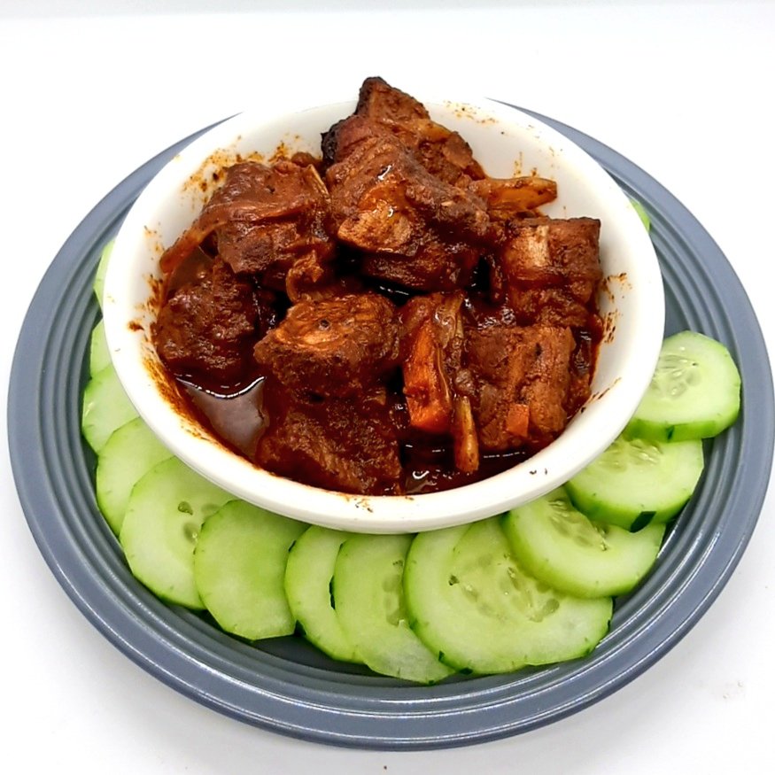 FoodieGrizzly's tweet photo. #YummyliciousChef #FoodPhotography for #Foodies #home #kitchen #cooking 
Spareribs in 5Spice Tomato Hoisin Sauce 
Sweet Lime Pickled Cucumbers https://t.co/vIjs0Zt8IL