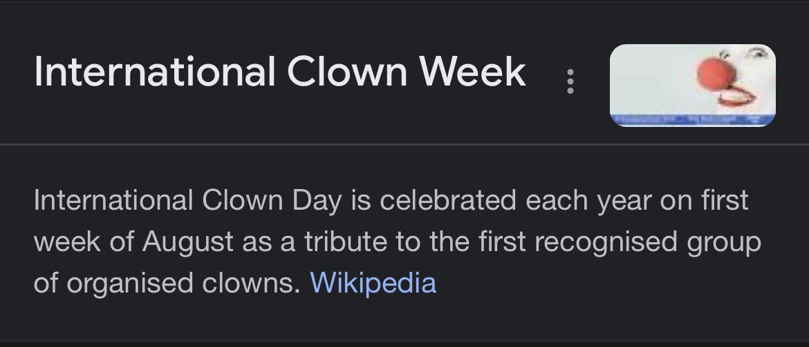 aracholor's tweet image. “ spiderman day! “ “ girlfriend day! “ no.  it’s  the  start  of  clown  week.  get  your  funny  up,  bozos.