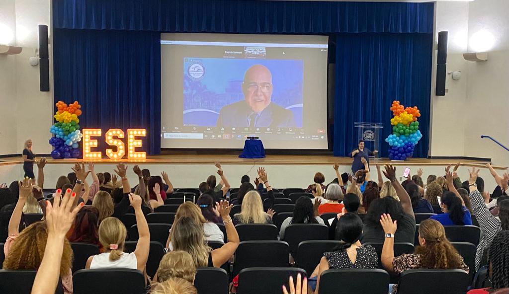 SuptDotres's tweet photo. Celebrating @MDCPS educators at the ESE Empowers Summit! Your dedication to inclusive education is changing lives and shaping brighter futures. Keep shining and empowering our students! @OfficeofESE #YourBestChoiceMDCPS #MDCPSinspires #StrongerTogether https://t.co/VeZgjRQyNQ