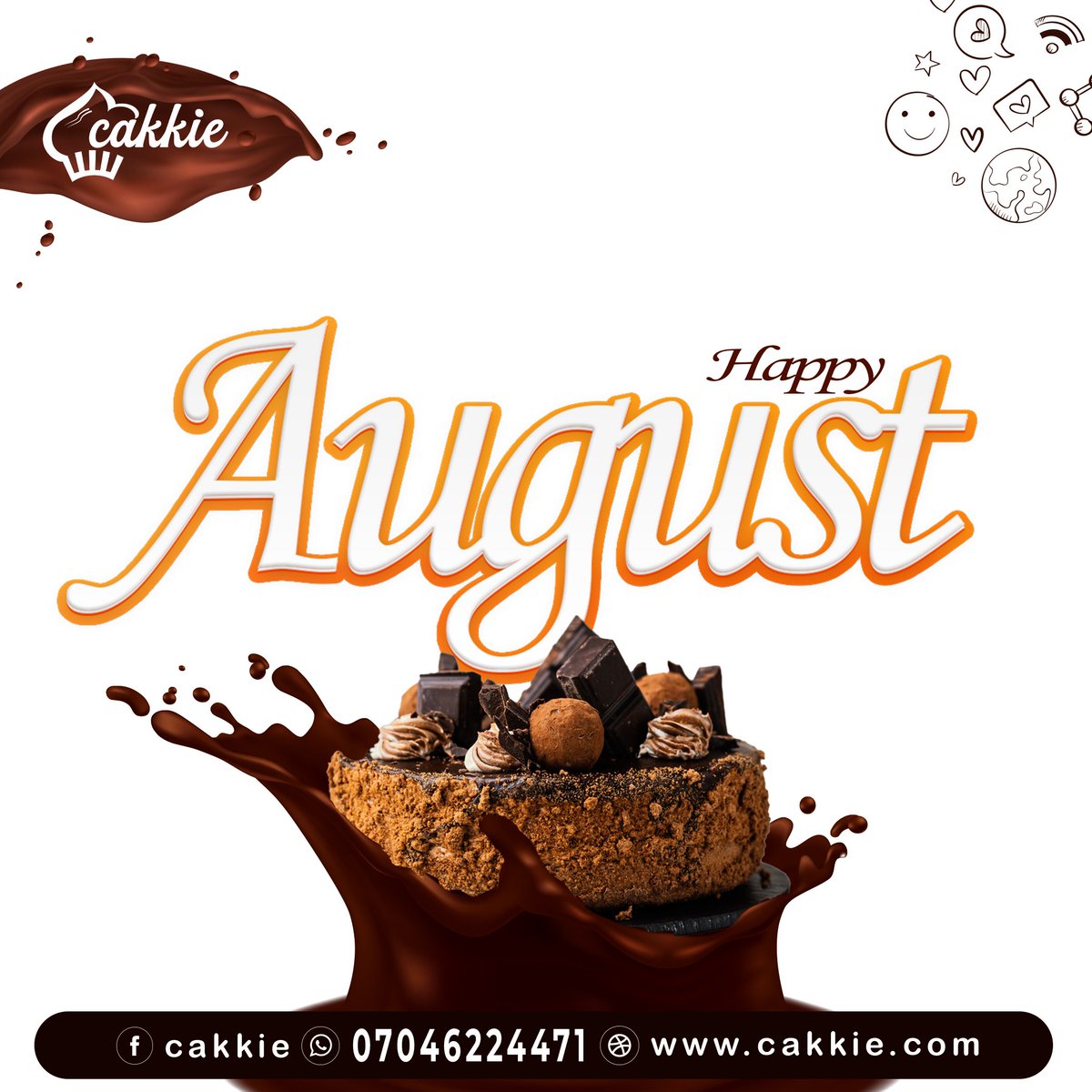 🍰🌞 Start this sweet new month with a slice of joy! 🌞🍰

Wishing you a delectable August filled with cake delights! 🎂🍬 Indulge in mouthwatering treats and explore a world of flavors on Cakkie

#Cakkie #AugustDelights #TreatYourself #CakeLovers #ComingSoon #SweetSurprises