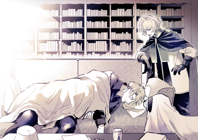 @PixivF_TL 寝-テオあつめ。寝顔(泊り仕事)と寝起き(自宅)と寝転がり(家庭) 