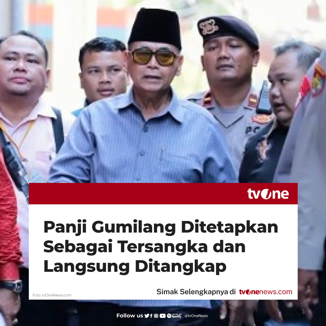Usai menjalani pemeriksaan selama 8 jam, Pimpinan Pondok Pesantren (Ponpes) Al Zaytun, Panji Gumilang resmi ditetapkan sebagai tersangka. 

“Semua sepakat untuk menaikkan saudara PG (Panji Gumilang) menjadi tersangka,” ujar  Direktur Tindak Pidana Umum (Dirtipidum) Bareskrim