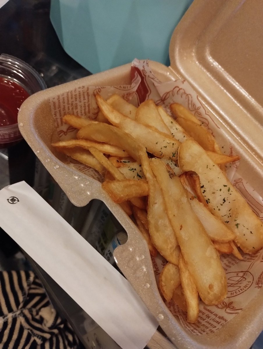 ストライプポテト🍟❤夜食パーティ❤︎