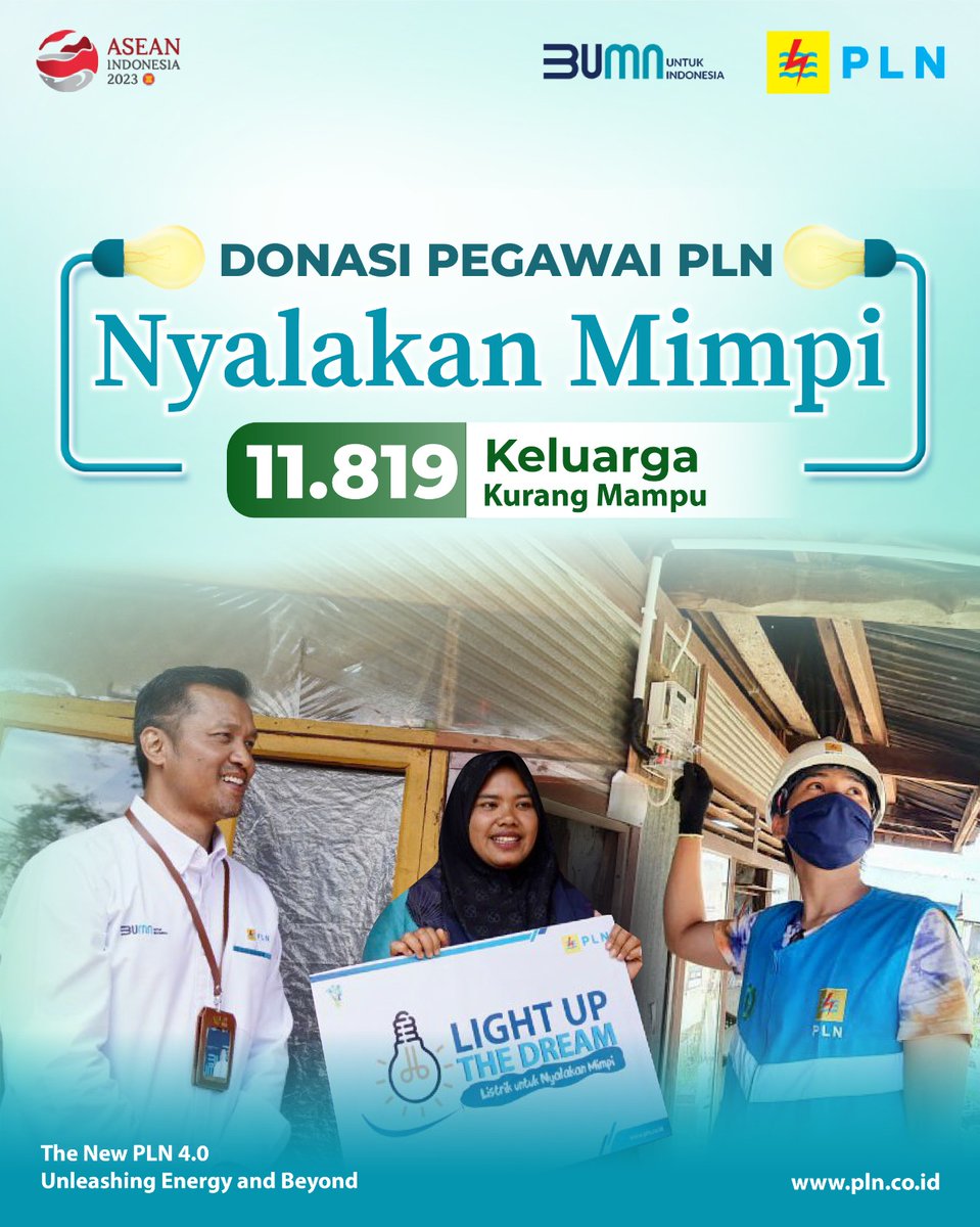 radaidris08's tweet photo. Perusahaan dan semua elemen di dalamnya harus sama - sama kereeeeeen, titik ! 

#PLNHadiruntukRakyat #ListrikDesa #PLNNyalakanMimpi #EnergiBerkeadilanPLN #LisdesPLN #PLNPeduli #BPBLUntukNegeri  #BantuanPasangBaruListrik #PLNGoDigital #PLNGoGloba #LightUpTheDream #PLNTingkatkanRE https://t.co/UtmDdLlhhW