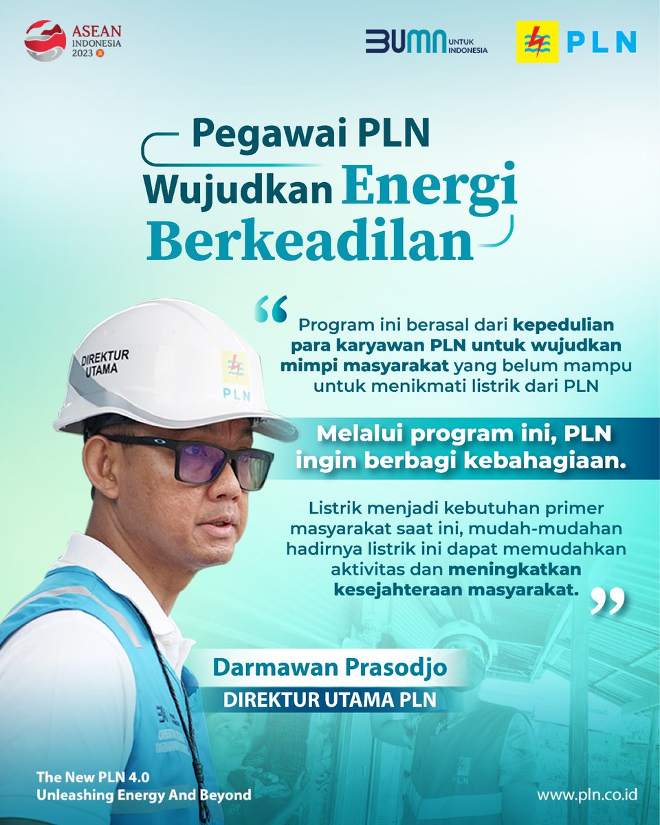 radaidris08's tweet photo. Perusahaan dan semua elemen di dalamnya harus sama - sama kereeeeeen, titik ! 

#PLNHadiruntukRakyat #ListrikDesa #PLNNyalakanMimpi #EnergiBerkeadilanPLN #LisdesPLN #PLNPeduli #BPBLUntukNegeri  #BantuanPasangBaruListrik #PLNGoDigital #PLNGoGloba #LightUpTheDream #PLNTingkatkanRE https://t.co/UtmDdLlhhW