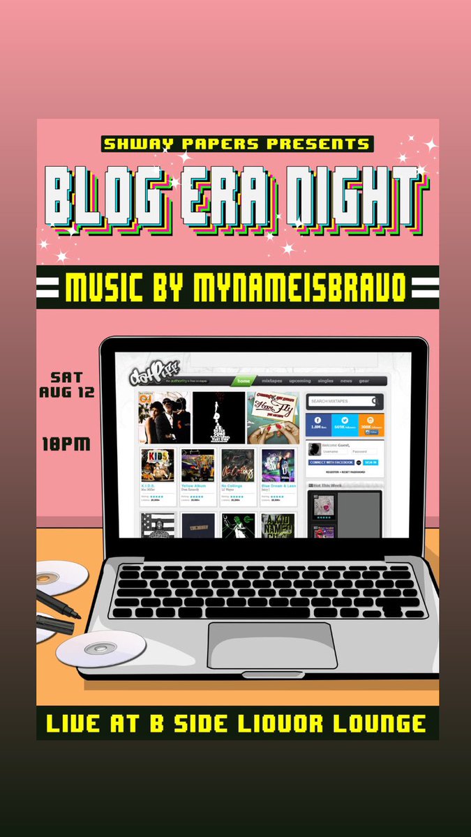 IcebergPreem's tweet photo. Blog Era Night Pt 2 is next Saturday right after the Doe Boy concert! Get wit'cho peoples 🍾 https://t.co/3T2hNkMJdg