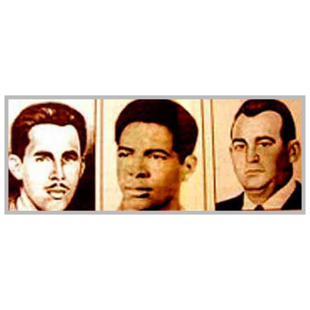 confihar's tweet photo. Aniversario 65 del asesinato de Vicente Ponce Carrasco, Reinaldo Gutiérrez y Roberto de la Rosa. #confihar los recuerda con mucho orgullo.
#TenemosMemoria
#CubaViveEnSuHistoria
#AlimentariaPorCuba
#MinalXCuba https://t.co/kMoi8S6C87