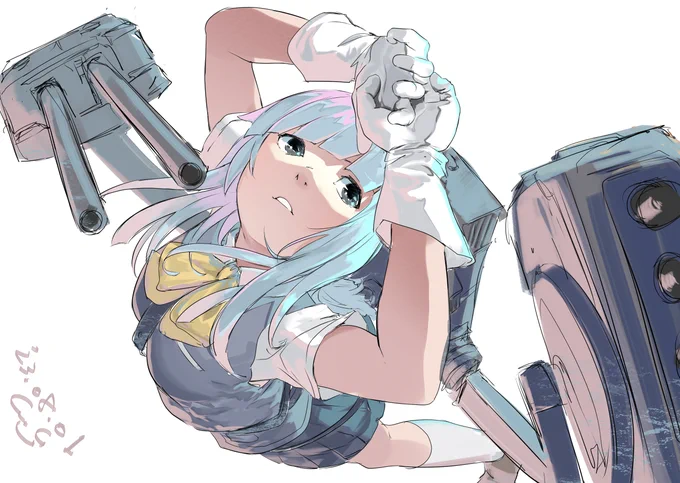 #艦これ版真剣お絵描き60分一本勝負_20230801