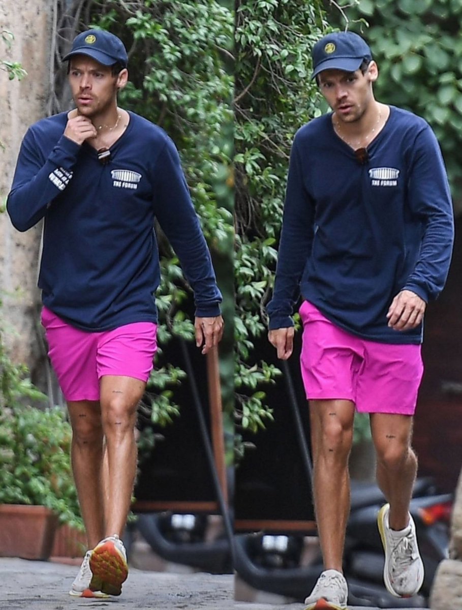 the pink shorts are for barbie month