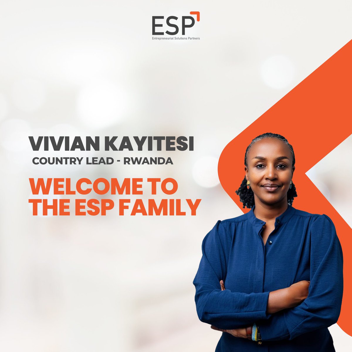 🌟 Exciting News! 🌟 We're delighted to welcome Ms. Vivian Kayitesi as our Country Lead for Rwanda at ESP! With an impressive track record in leadership, entrepreneurship, and investment promotion, she brings a wealth of knowledge to our team.