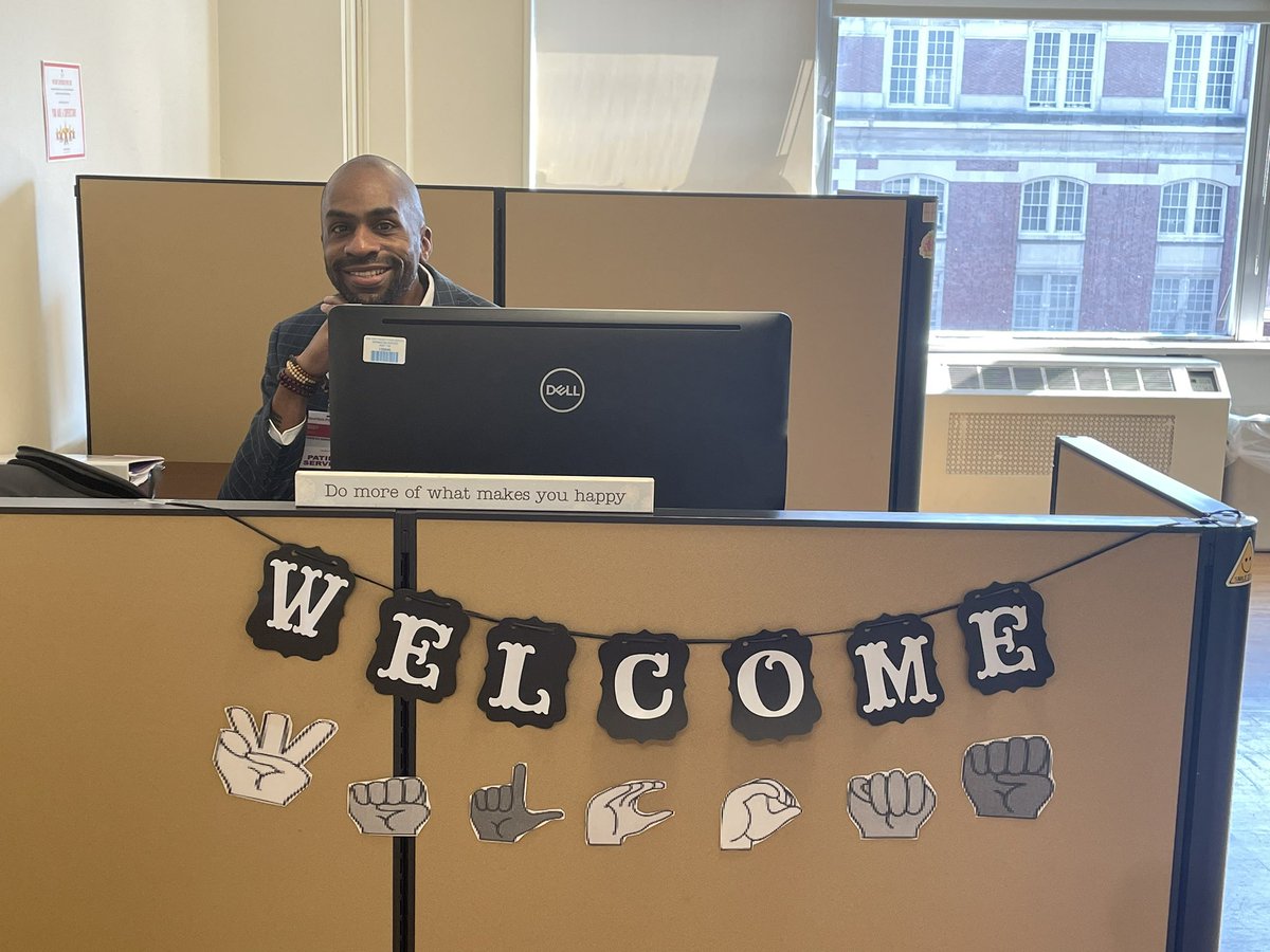Welcome to NYP/Brooklyn ! Introducing our new Patient Service Cooridinator/Sign Language Intepreter Teddy Evans ! #ASL #TogetherWeWill #inBKwetalkwithourhands ✨