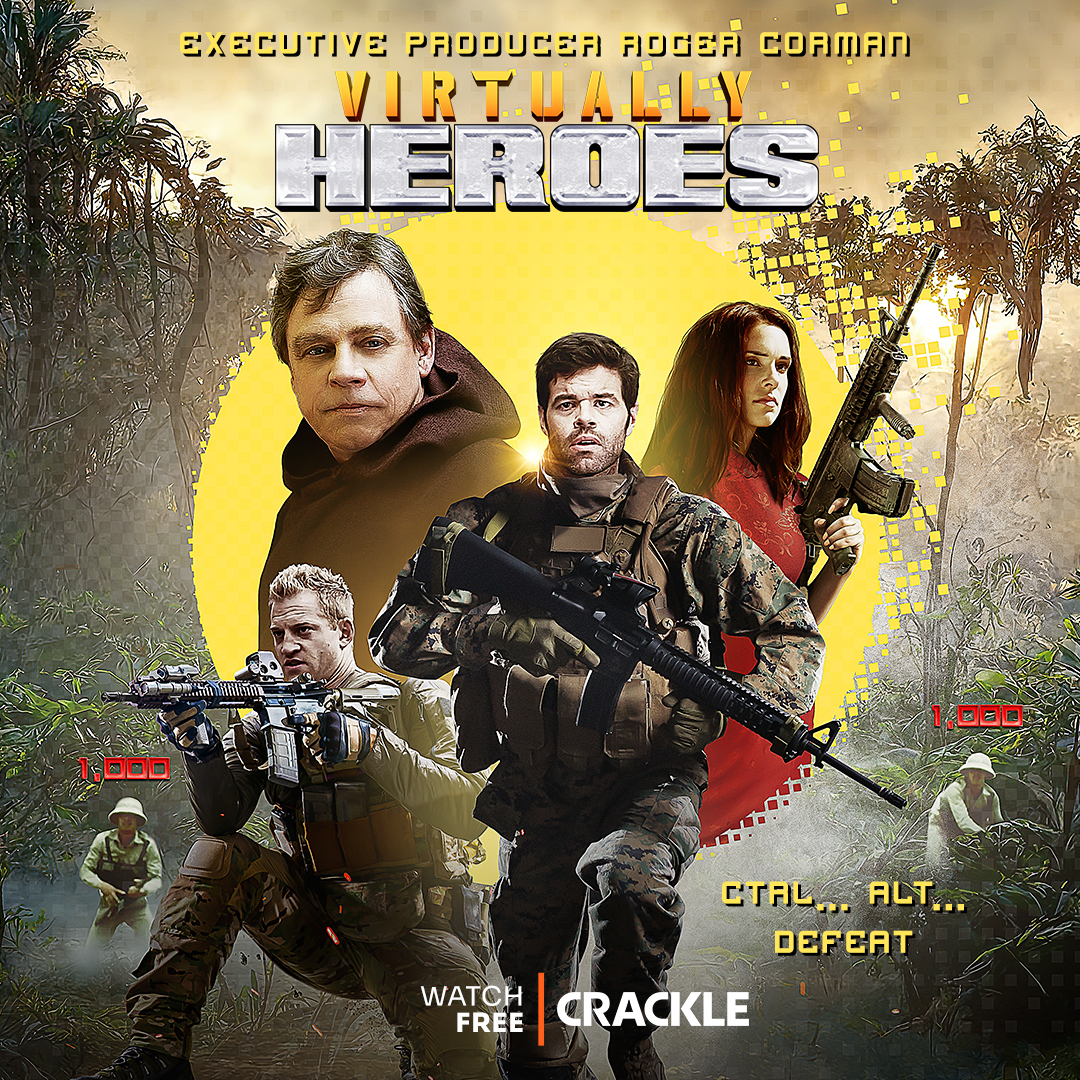 Crackle_TV's tweet photo. NEW TODAY! 🚨 Two characters in a first-person shooter game struggle with their frustrating existence in #VirtuallyHeroes. Stream free now. 🎮 https://t.co/NXp65RMzFY https://t.co/oHvQrRk1G8