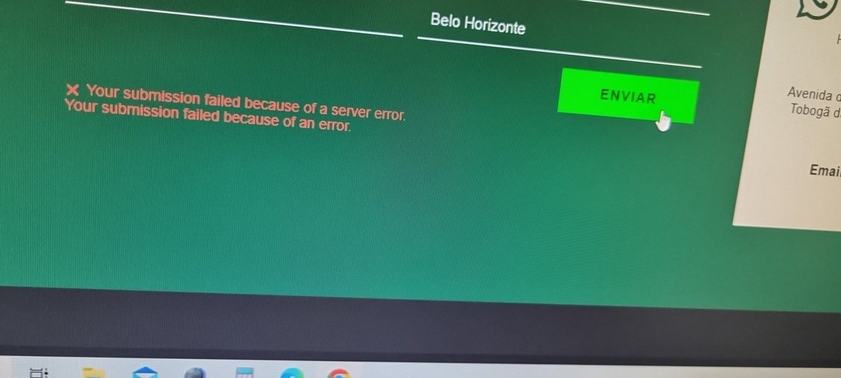 Lucas_Tiluca's tweet photo. Dando erro no pedido de contato pelo site. Avisa a turma lá. https://t.co/ERvqpXgUuI