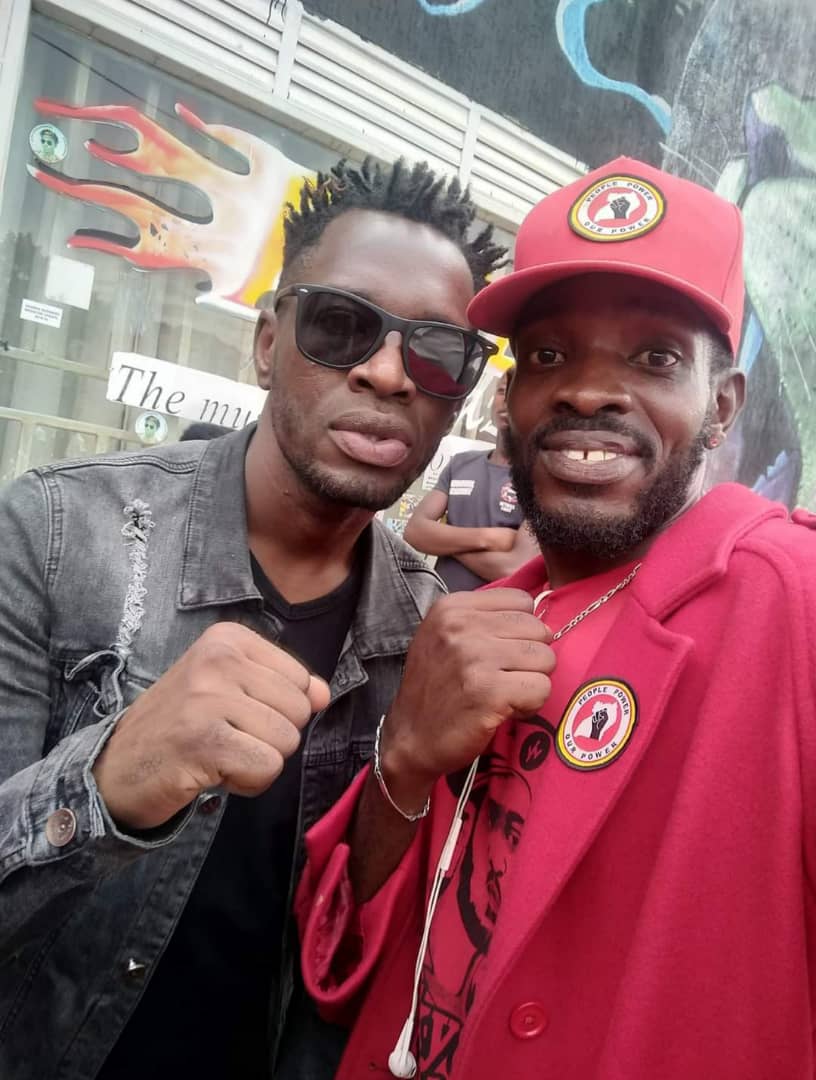 DavidLRubongoya's tweet photo. Very pleased to meet with comrade Bingi Max, this time not in a prison uniform! Before his arrest and detention in 2020, comrade Max was very actively engaged with the struggle for a better country. He never missed an opportunity to put on his red #PeoplePower attire and go everywhere preaching the message of change. After several warnings, he was arrested and slapped with tramped up charges under the computer Misuse Act. He has spent 3 years and 6 months in detention at Luzira. Over the years he spent there, he has been receiving many of our comrades at Luzira and helping them 'settle in.' We visited him a number of times in prison and he always maintained a positive outlook despite the persecution! Last week, the High Court quashed his conviction and set aside his sentence. The price of freedom! 

Welcome back comrade. Aluta continua!