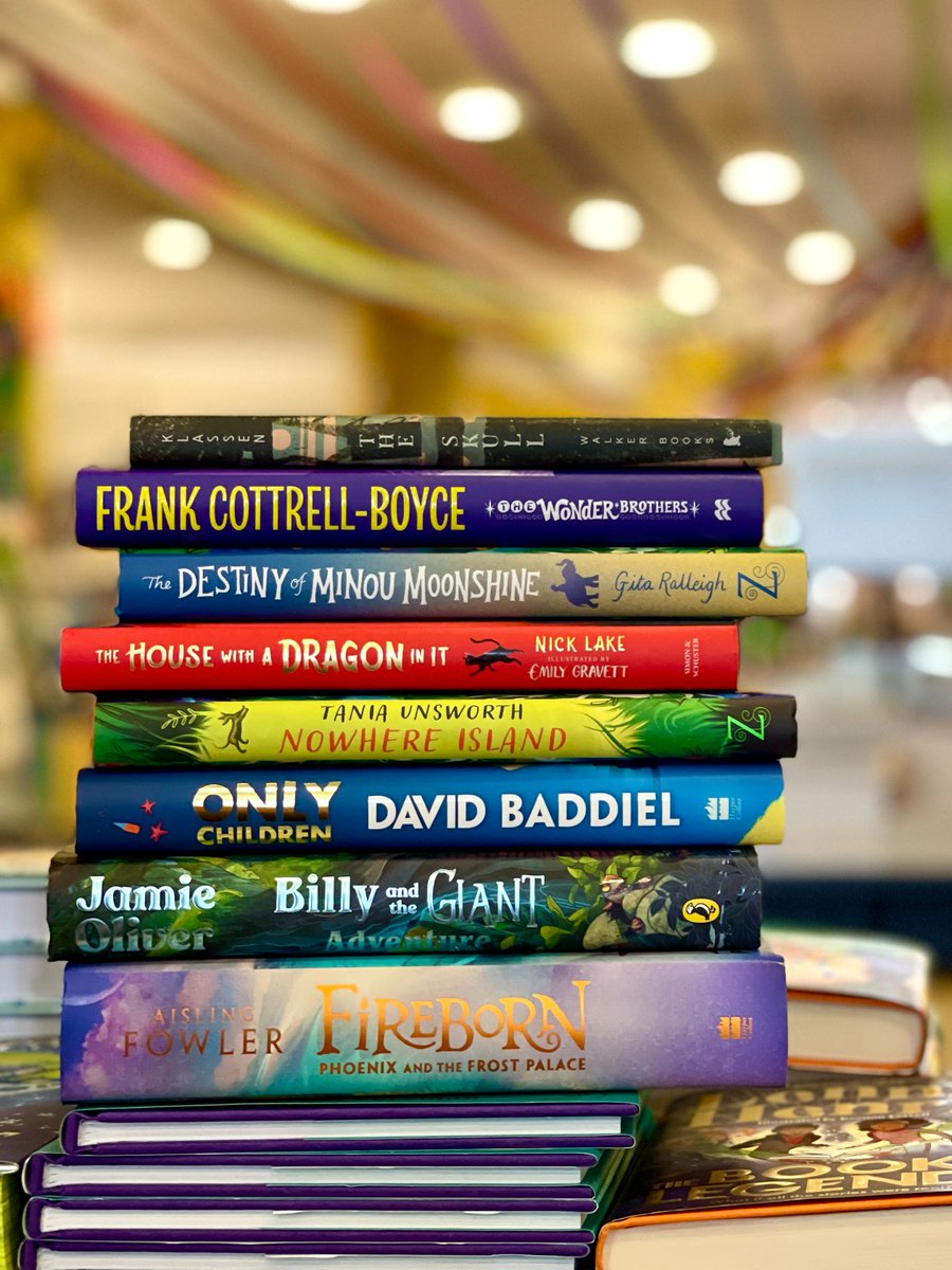 WaterstonesKids's tweet photo. We have been spoilt this summer with plenty of marvellous stories! From dragons and skulls to funny magicians and islands full of secrets... this wonderful stack of books is full of adventure and hours of fun! 
Discover your next adventure here: https://t.co/qKSRCuBApO https://t.co/5PbFi8DJuK