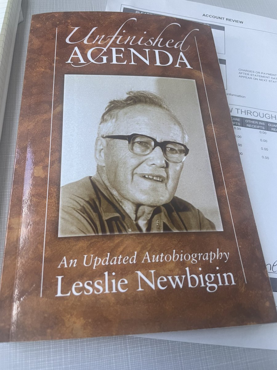 robhoskins's tweet photo. Excited about this undiscovered nugget. #lesslienewbigin https://t.co/PswKk0FExC