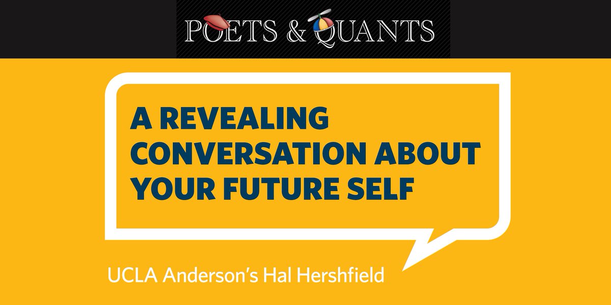 PoetsAndQuants's tweet photo. Poets&Quants EIC, @CChangeMedia, sat down with @UCLAAnderson professor, Hal Hershfield, to discuss how connecting with our future selves can both improve our lives right now and help us achieve our goals and hopes for the future.
https://t.co/ZRctf6FtKa
#sponsored #UCLAAnderson https://t.co/ZMrqvCPXwn
