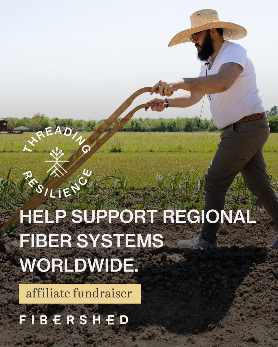 Fibershed's tweet photo. Now through Aug. 31, we're accepting donations to our annual #ThreadingResilience fundraiser to support the incredible work of Fibershed Affiliates around the world. Every dollar donated will be matched by Fibershed up to $50,000. https://t.co/DrcKjLsp1P https://t.co/UEAT4QhV3T