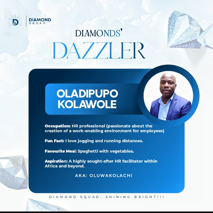 hyelda01's tweet photo. Diamond spotlight for the week. Agba HR we celebrate you😍😍 https://t.co/3eJUFhhs9O