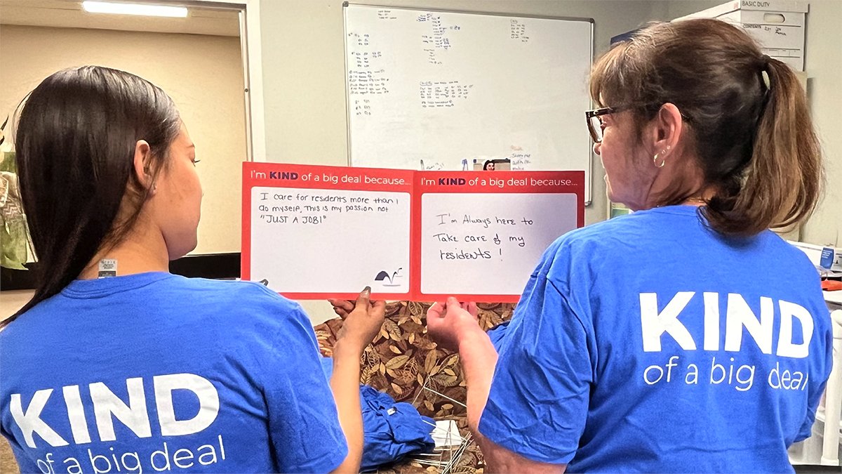 NextStepHC's tweet image. KIND of a big deal because...
🖊 I care for residents more than I do myself. This is my passion, not "JUST A JOB!"
🖊 I'm always here to take care of my residents!
#KINDofabigdeal #KIND #kindNSHC #NextStepHC