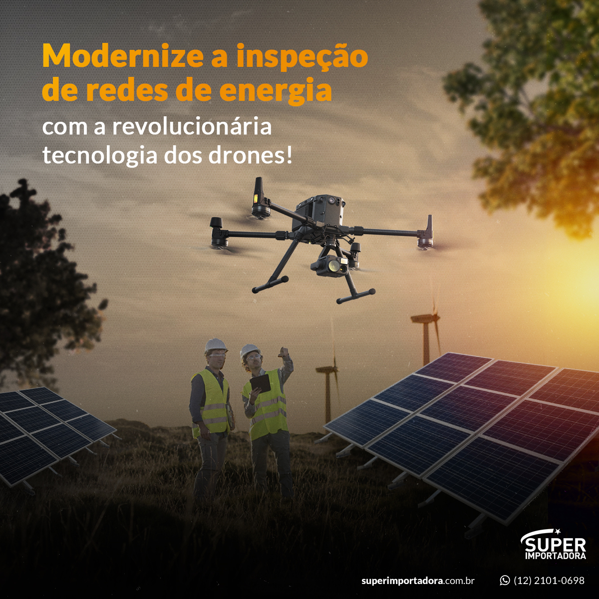 Com a tecnologia avançada dos drones, você pode realizar inspeções precisas e eficientes em linhas de energia, identificando possíveis falhas e garantindo um fornecimento seguro e confiável.