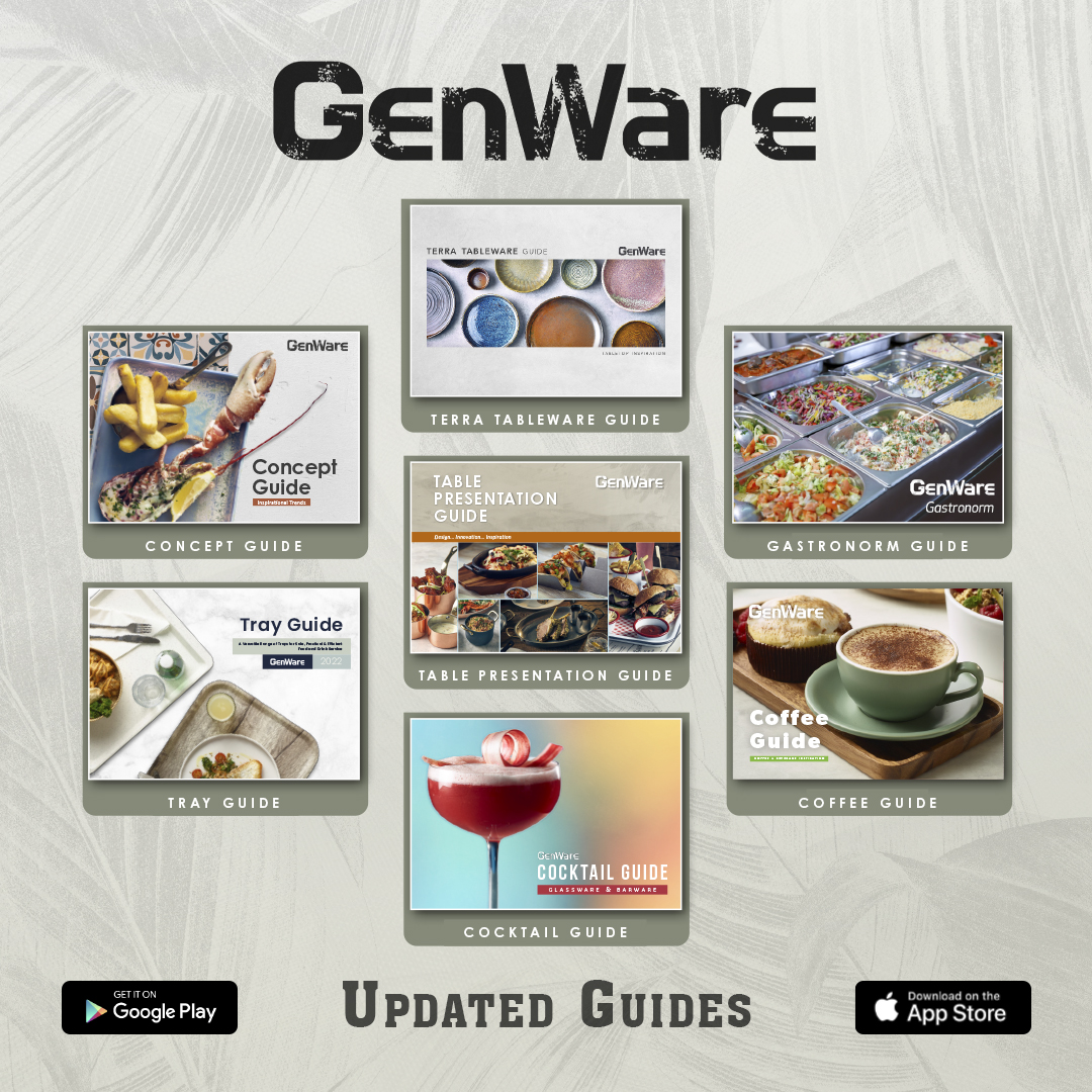 Genware1's tweet photo. Whether you are looking for tabletop inspiration or a particular concept or theme, check-out our updated interactive digital guides on our website. All now have 2023 new products within!

#GenWare #Guides #inspiration #terraporcelain #TablePresentation #tray #coffee #cocktails https://t.co/lQnwIG26oD
