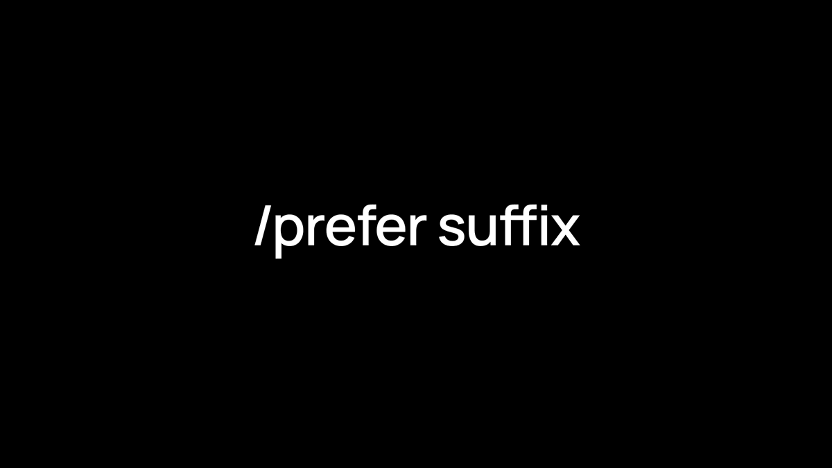 nickfloats's tweet photo. Another Midjourney workflow tip that can save you some time copy/pasting.

You can automatically append anything you want (not just parameters) after all prompts with /prefer suffix.

It might help you speed up prompting for building scenes and storyboarding.

A quick breakdown https://t.co/DIZWcM23YV
