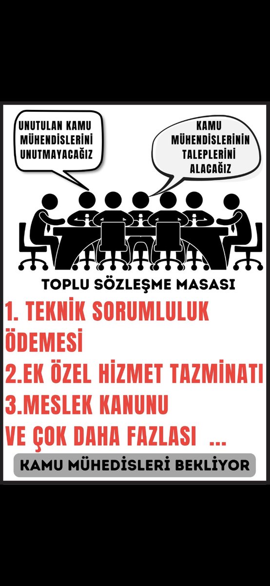 <a href="/isikhanvedat/">Prof. Dr. Vedat Işıkhan</a> Kamu mühendisleri masaya gelen tüm tekliflerin kazanıma dönüştürülmesini bekliyor. Artık sabır felan da kalmadı