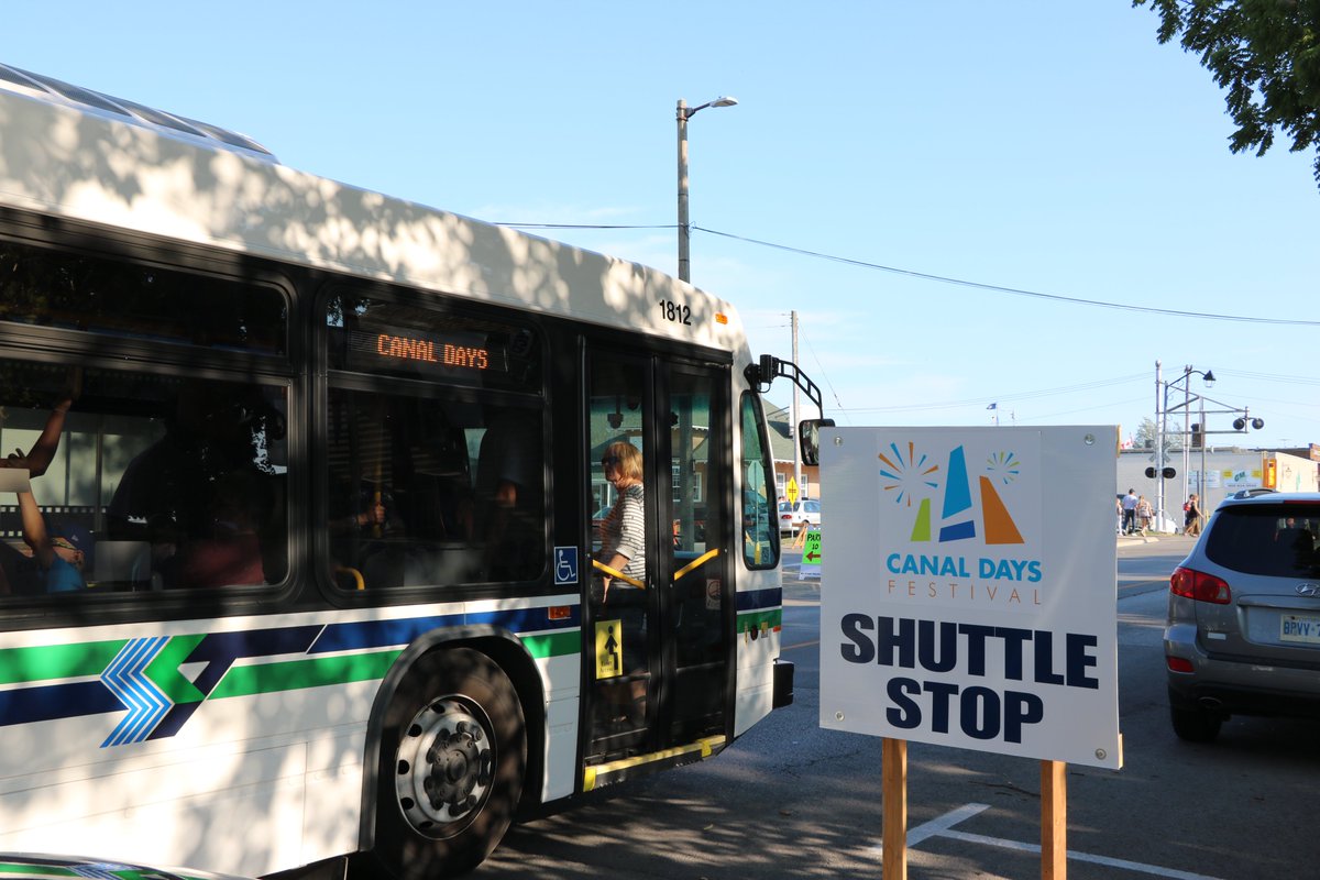 SHUTTLE | Ride the Canal Days shuttle and park for FREE to get to the heart of the action and to navigate yourself around the festival!

Click the link below for more details:
portcolborne.ca/en/recreation-…