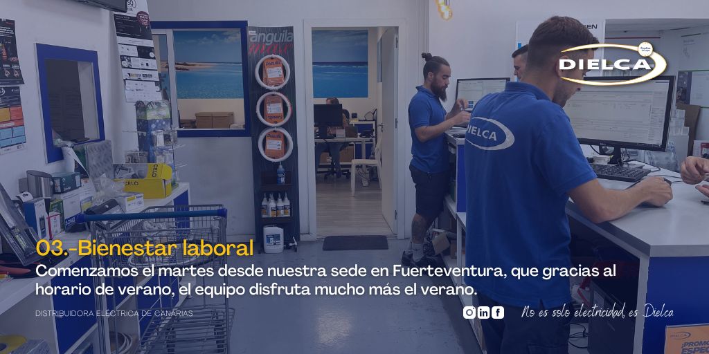 DielcaCanarias's tweet photo. En Dielca, la conciliación es muy importante y en época estival mucho más. El equilibrio perfecto entre trabajo, familia y disfrute. 
.
No solo es electricidad, es DIELCA⚡
.
#dielca #grancanaria #canarias #electricidad #laspalmas #vidasaludable #fitness #salud #saludable https://t.co/2WJlW4JUqO