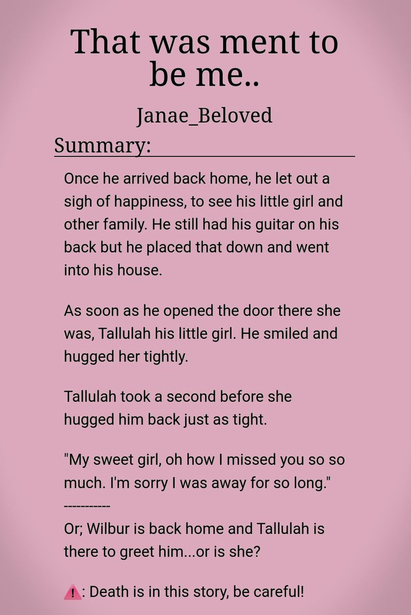 HeartFromSoleil's tweet photo. That was meant to be me..
A #qsmp fic
1/1 2k words
https://t.co/dKgqJVfGbJ
Also, send some love to @Lostlvjy she has amazing headcannons, and this one is filled with the ones she has created.
#qsmpfic #tallulahfanart #wilbursootfanart #binaryentity #cucurucho https://t.co/SKwVBqMD1x